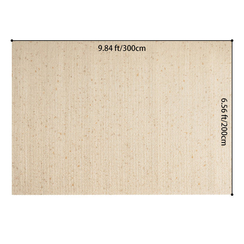 Nordic Serenity Wool Nylon Blend Rug – Warm Oatmeal Artisan Loop Pile Area Rug