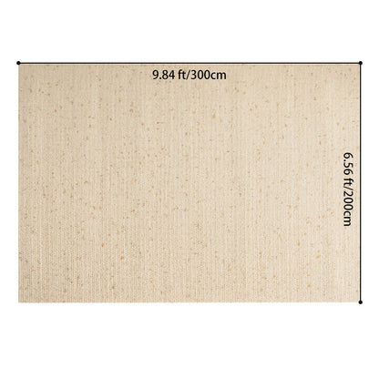 Nordic Serenity Wool Nylon Blend Rug – Warm Oatmeal Artisan Loop Pile Area Rug