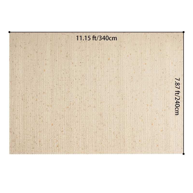 Nordic Serenity Wool Nylon Blend Rug – Warm Oatmeal Artisan Loop Pile Area Rug
