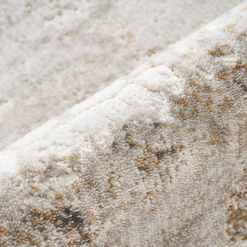 Zen Horizon Japandi Area Rug – Ivory 3D High-Low Sculpted Texture Rug