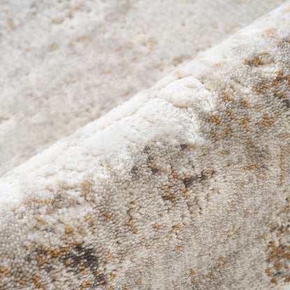 Zen Horizon Japandi Area Rug – Ivory 3D High-Low Sculpted Texture Rug