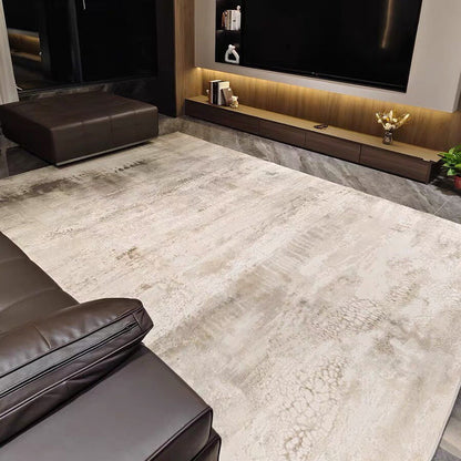 Zen Horizon Japandi Area Rug – Ivory 3D High-Low Sculpted Texture Rug