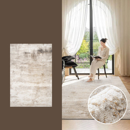 Zen Horizon Japandi Area Rug – Ivory 3D High-Low Sculpted Texture Rug