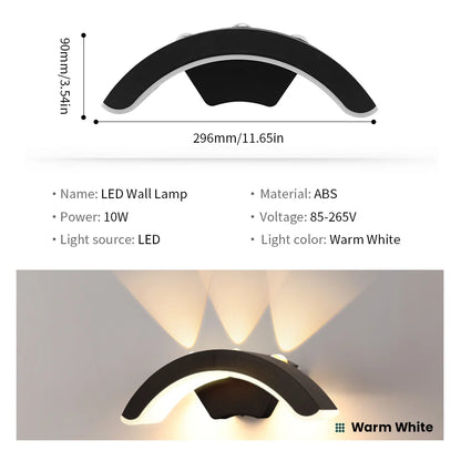 StormLite Outdoor Wall Light – 10W LED Exterior Lantern, IP66 Waterproof, Black