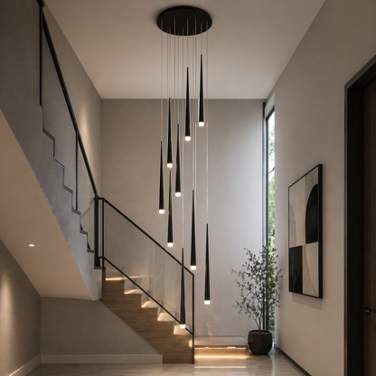 Nordic Flush Mount Ceiling Light | Dimmable LED 6-68 Heads