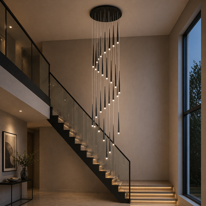 Nordic Flush Mount Ceiling Light | Dimmable LED 6-68 Heads