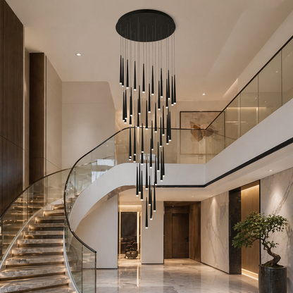 Nordic Flush Mount Ceiling Light | Dimmable LED 6-68 Heads