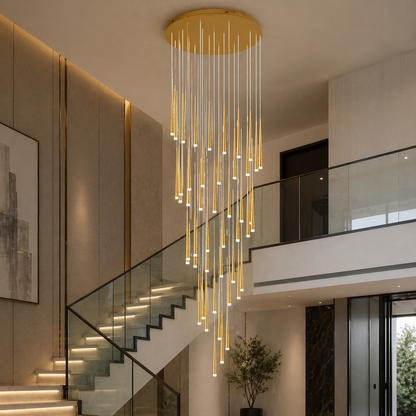Nordic Flush Mount Ceiling Light | Dimmable LED 6-68 Heads