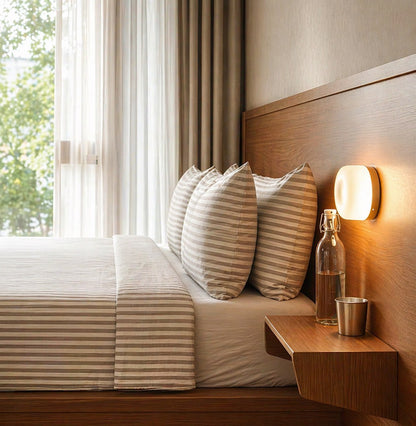 Dimple Glass Wall Light | Smart Sensor Aluminum 3000K Sconce