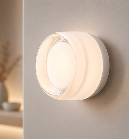 Dimple Glass Wall Light | Smart Sensor Aluminum 3000K Sconce