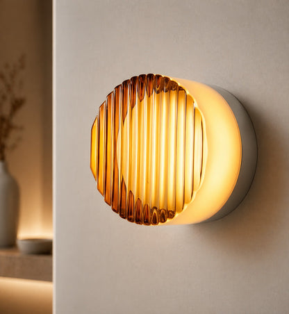 Dimple Glass Wall Light | Smart Sensor Aluminum 3000K Sconce