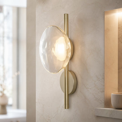 Nordic Round Glass Wall Sconce | Integrated 5W LED Light