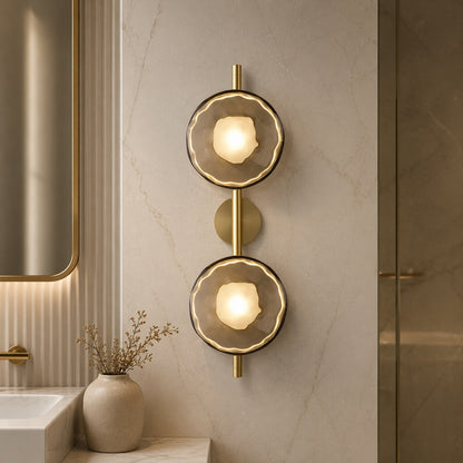 Nordic Round Glass Wall Sconce | Integrated 5W LED Light
