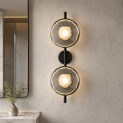Nordic Round Glass Wall Sconce | Integrated 5W LED Light