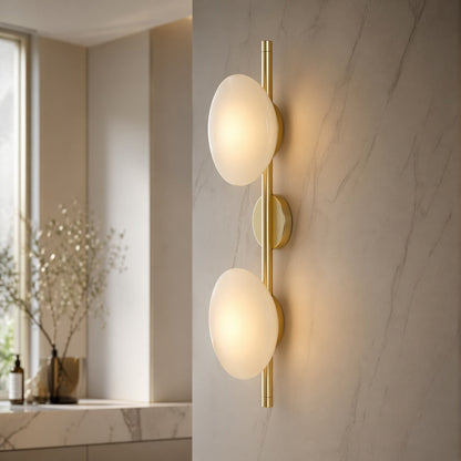 Nordic Round Glass Wall Sconce | Integrated 5W LED Light