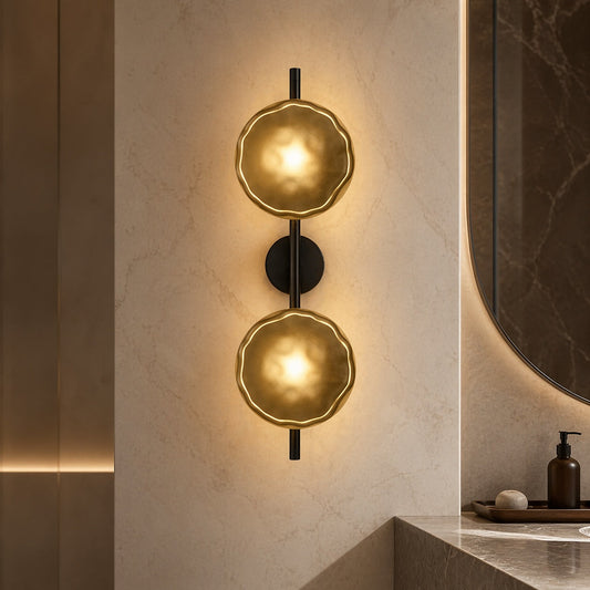 Nordic Round Glass Wall Sconce | Integrated 5W LED Light
