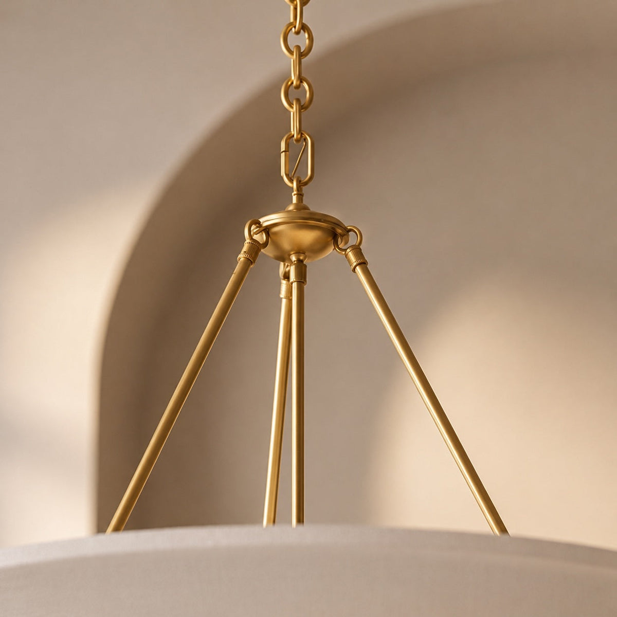 Vintage French Chandelier | Copper Plaster LED 12W Fixture