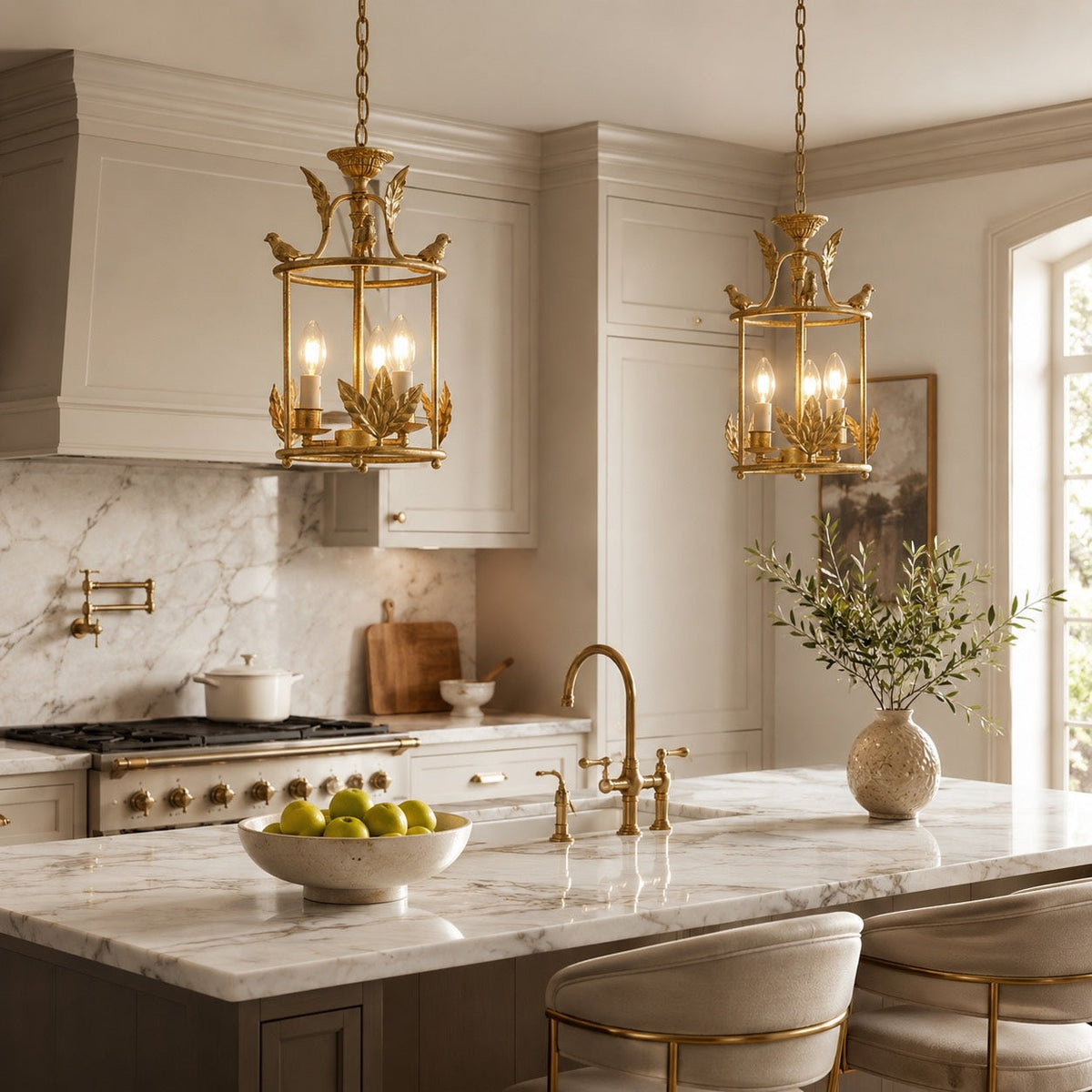 Modern Black Pendant Light | Adjustable Metal LED Kitchen Lamp