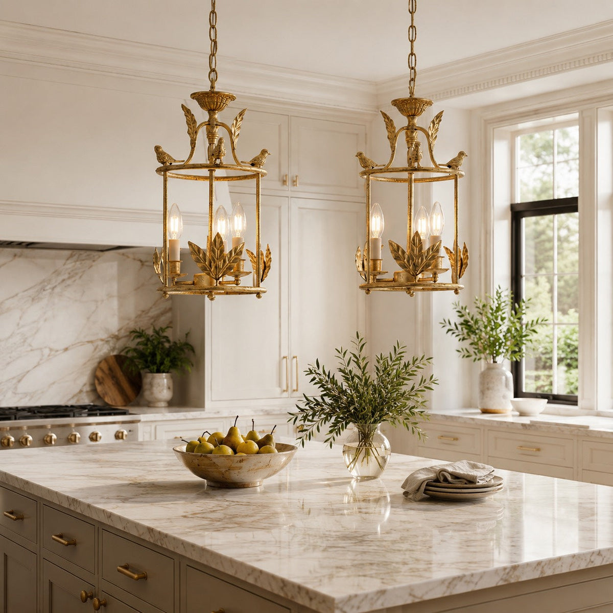 Modern Black Pendant Light | Adjustable Metal LED Kitchen Lamp
