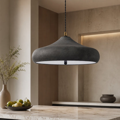 Sculptural Disc Pendant Light | Adjustable LED Suspension