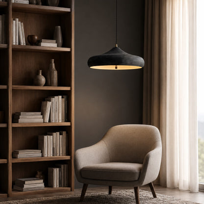 Sculptural Disc Pendant Light | Adjustable LED Suspension
