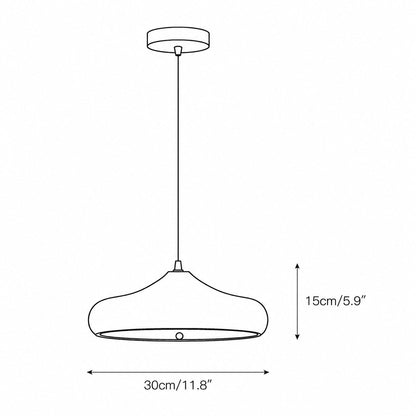 Sculptural Disc Pendant Light | Adjustable LED Suspension