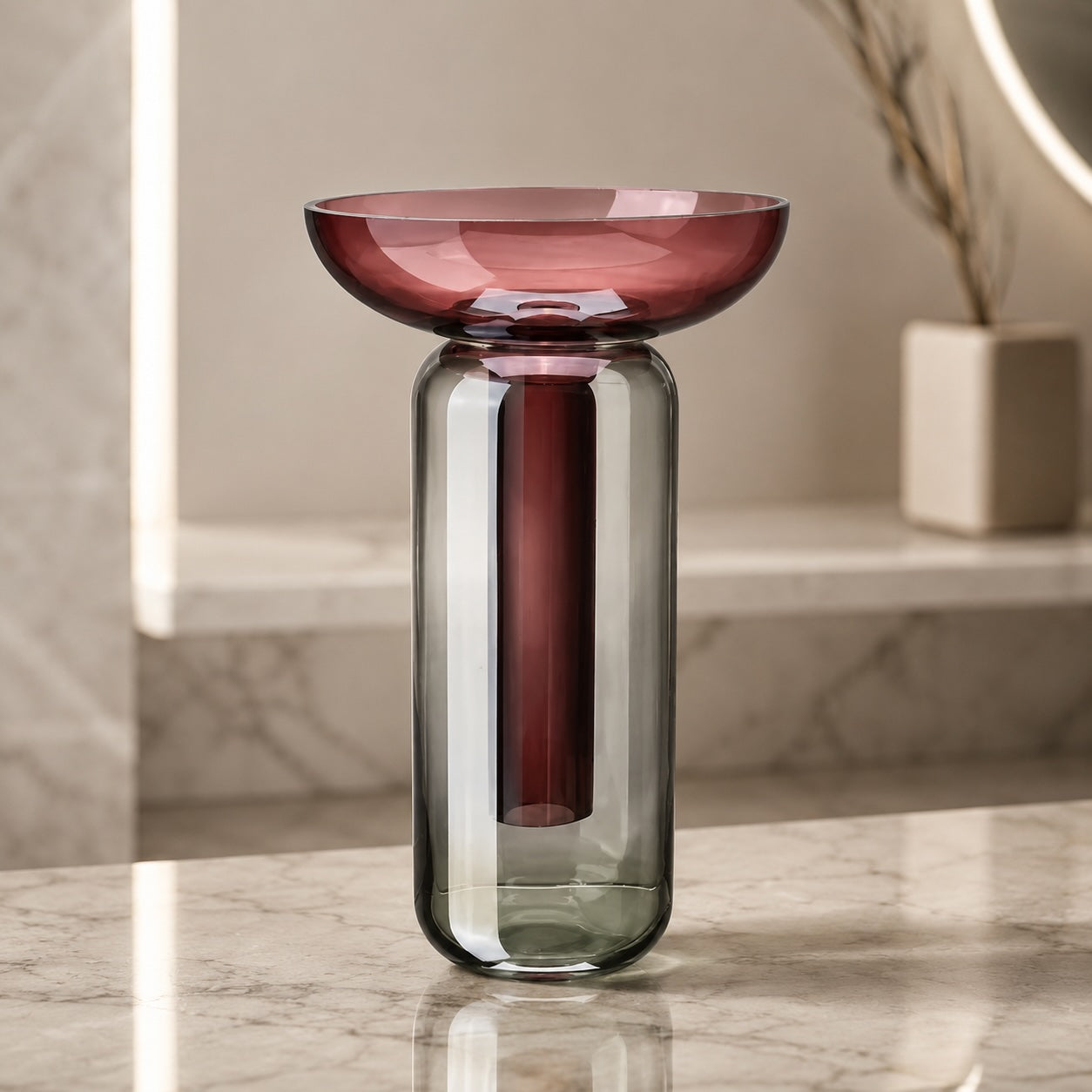 Detachable Glass Hydroponic Vase – Modern Plant Propagation Vessel