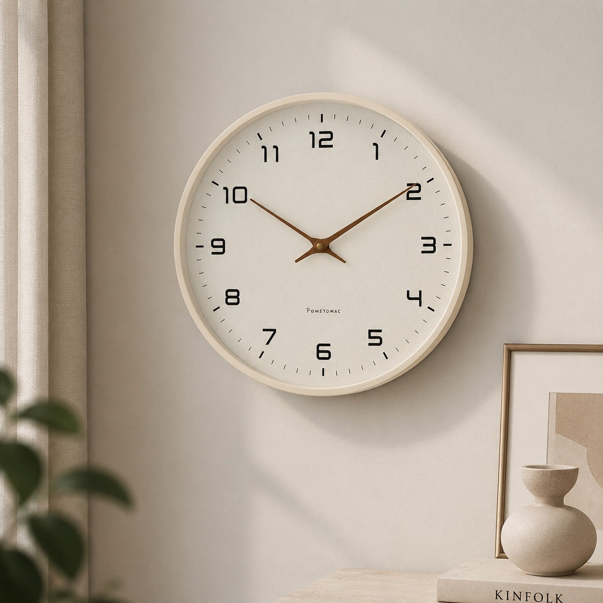Modern Wall Clock | Silent Quartz Easy-Mount Wall Decor