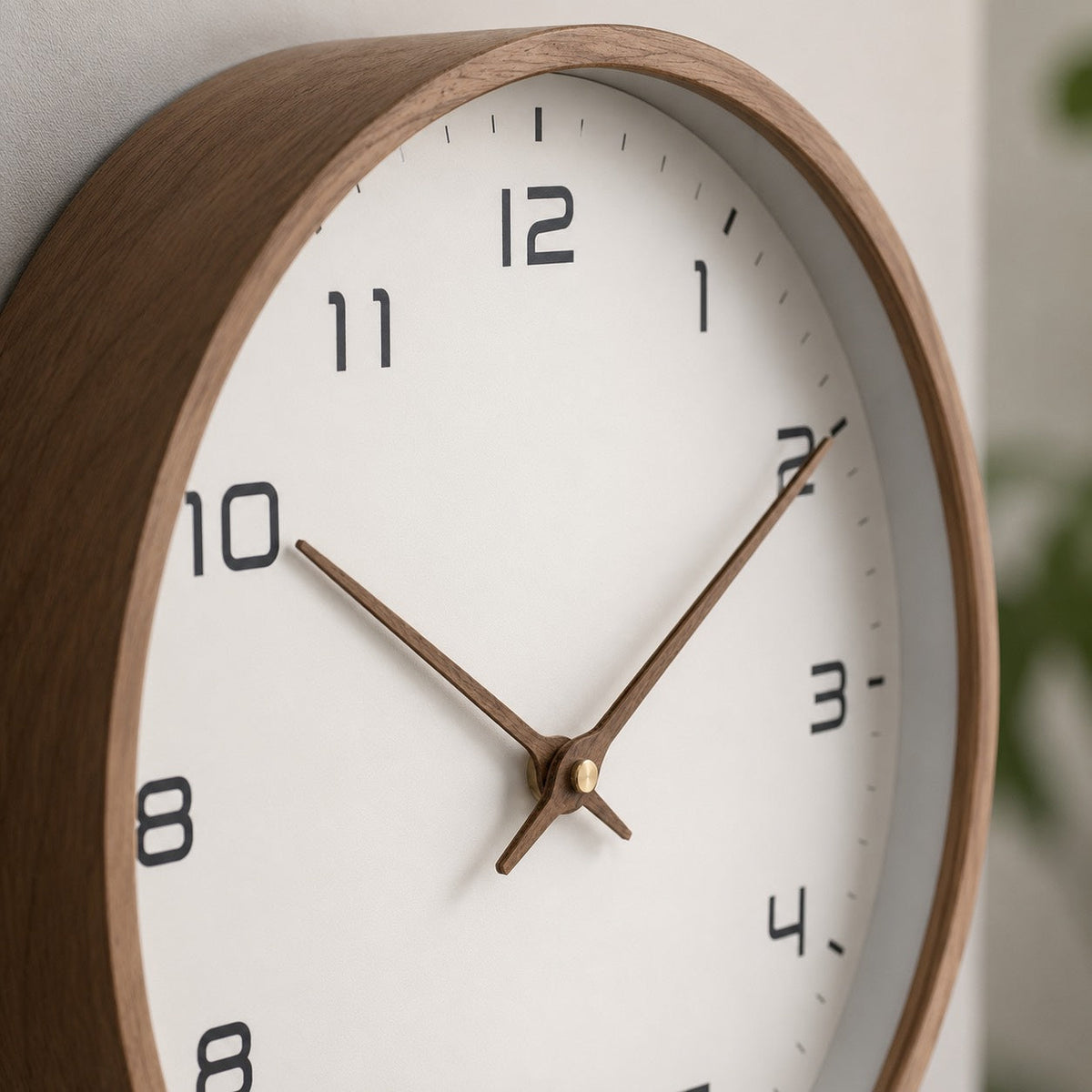Modern Wall Clock | Silent Quartz Easy-Mount Wall Decor