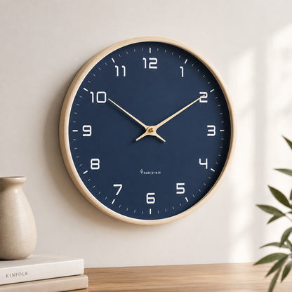 Modern Wall Clock | Silent Quartz Easy-Mount Wall Decor