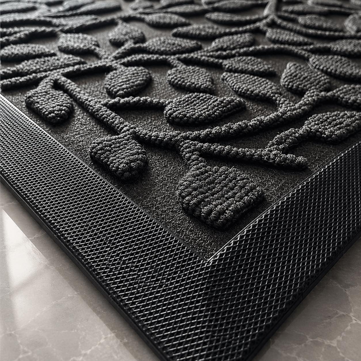 Elegant Modern Door Mat – Heavy-Duty Non-Slip Rectangle Entry Rug