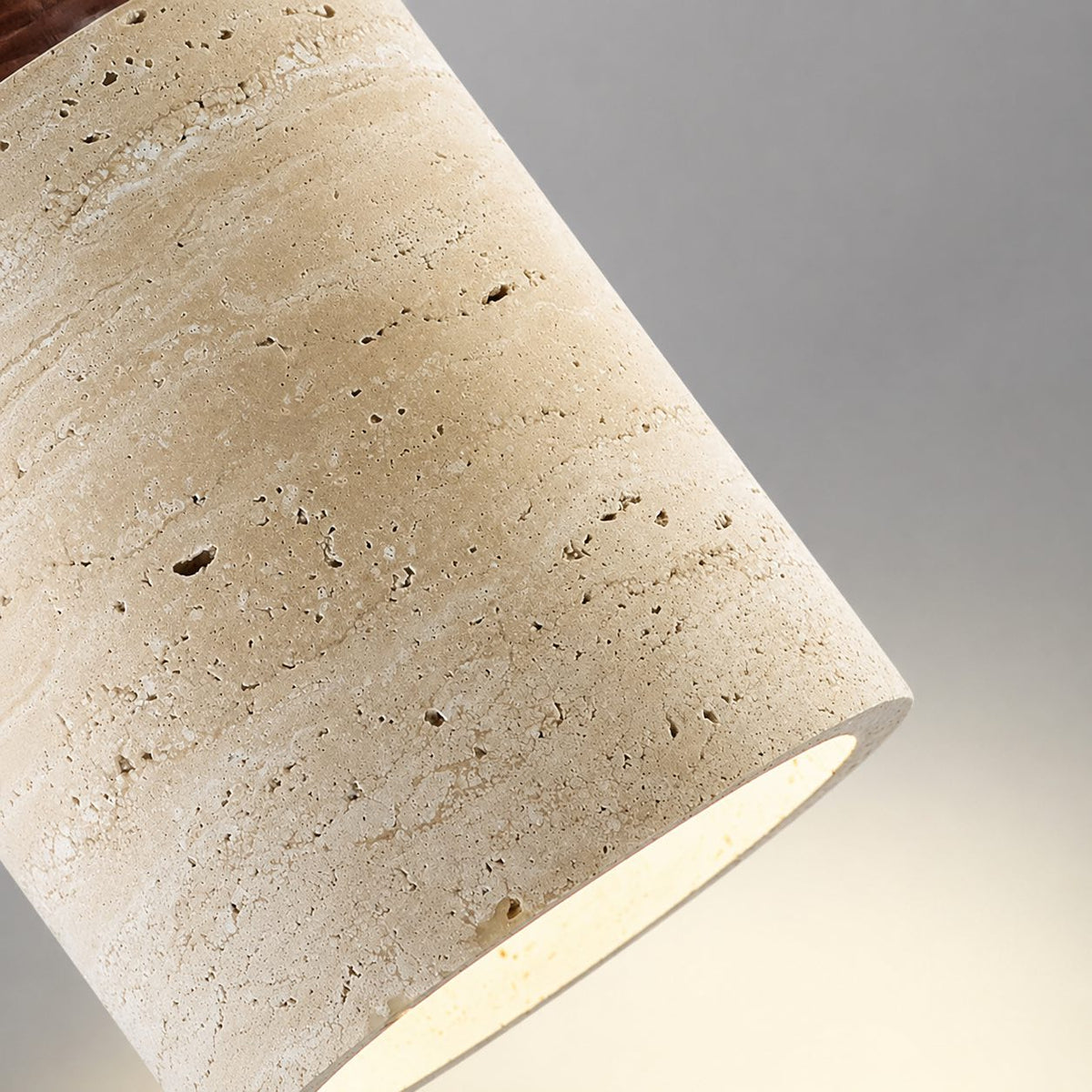 Travertine Stone Pendant Lamp | Nordic Minimalist Light
