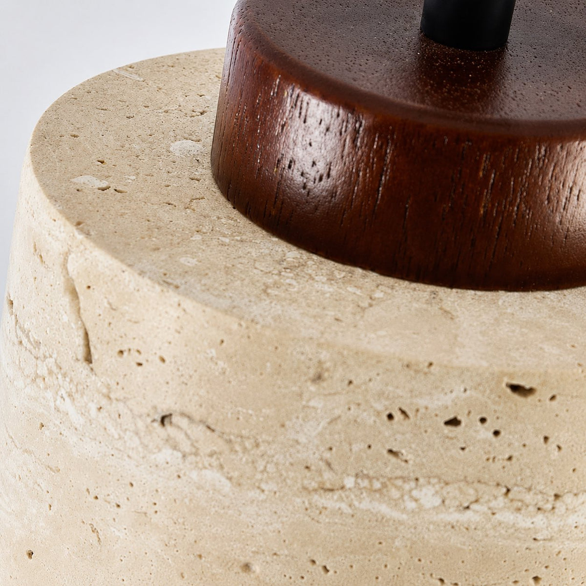 Travertine Stone Pendant Lamp | Nordic Minimalist Light