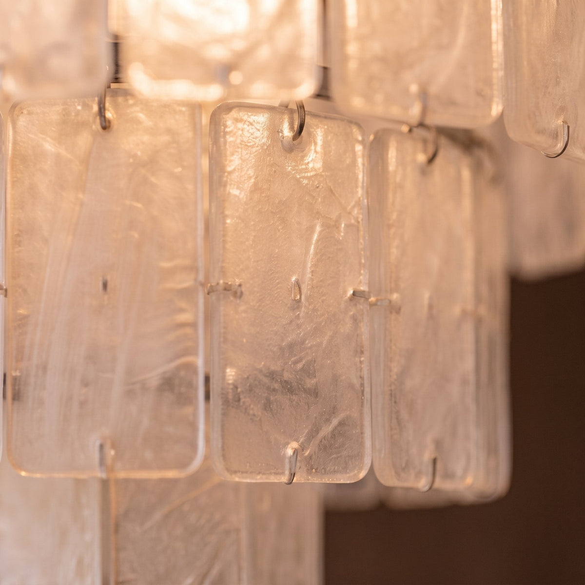 Coastal Shell Chandelier | Natural Panel Pendant Light
