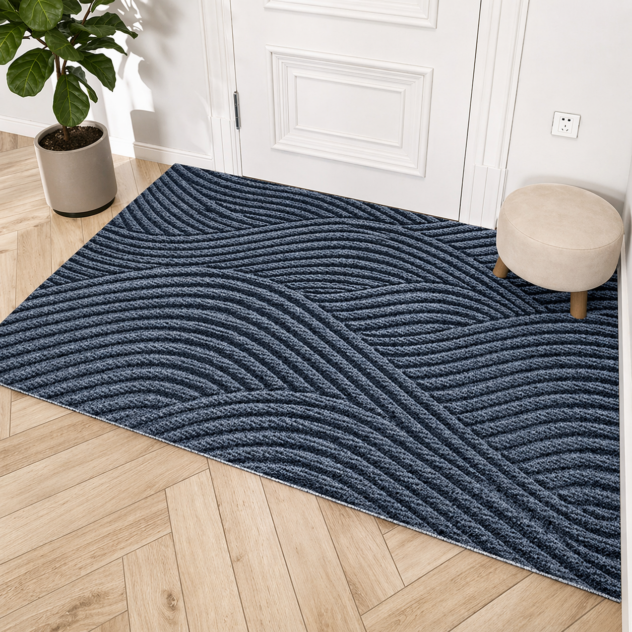 Durable Non-Slip Door Mat – Modern Dirt-Resistant Entry Mat