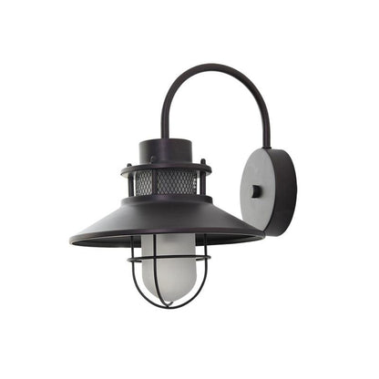 Felix Outdoor Wall Lamp – Industrial Cage Wall Light, Weatherproof Metal