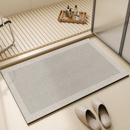 Super Absorbent Quick-Dry Bath Mat – Non-Slip Bathroom Floor Mat