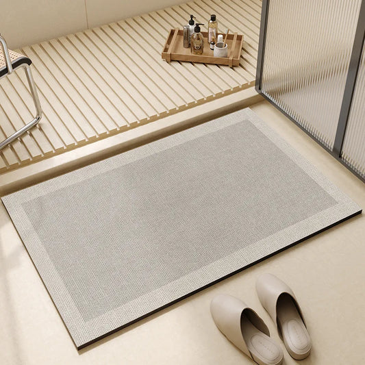 Super Absorbent Quick-Dry Bath Mat – Non-Slip Bathroom Floor Mat