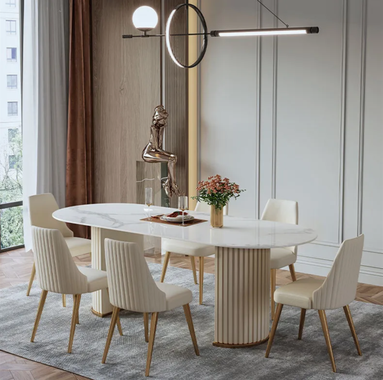 Herman Sintered Stone Dining Table