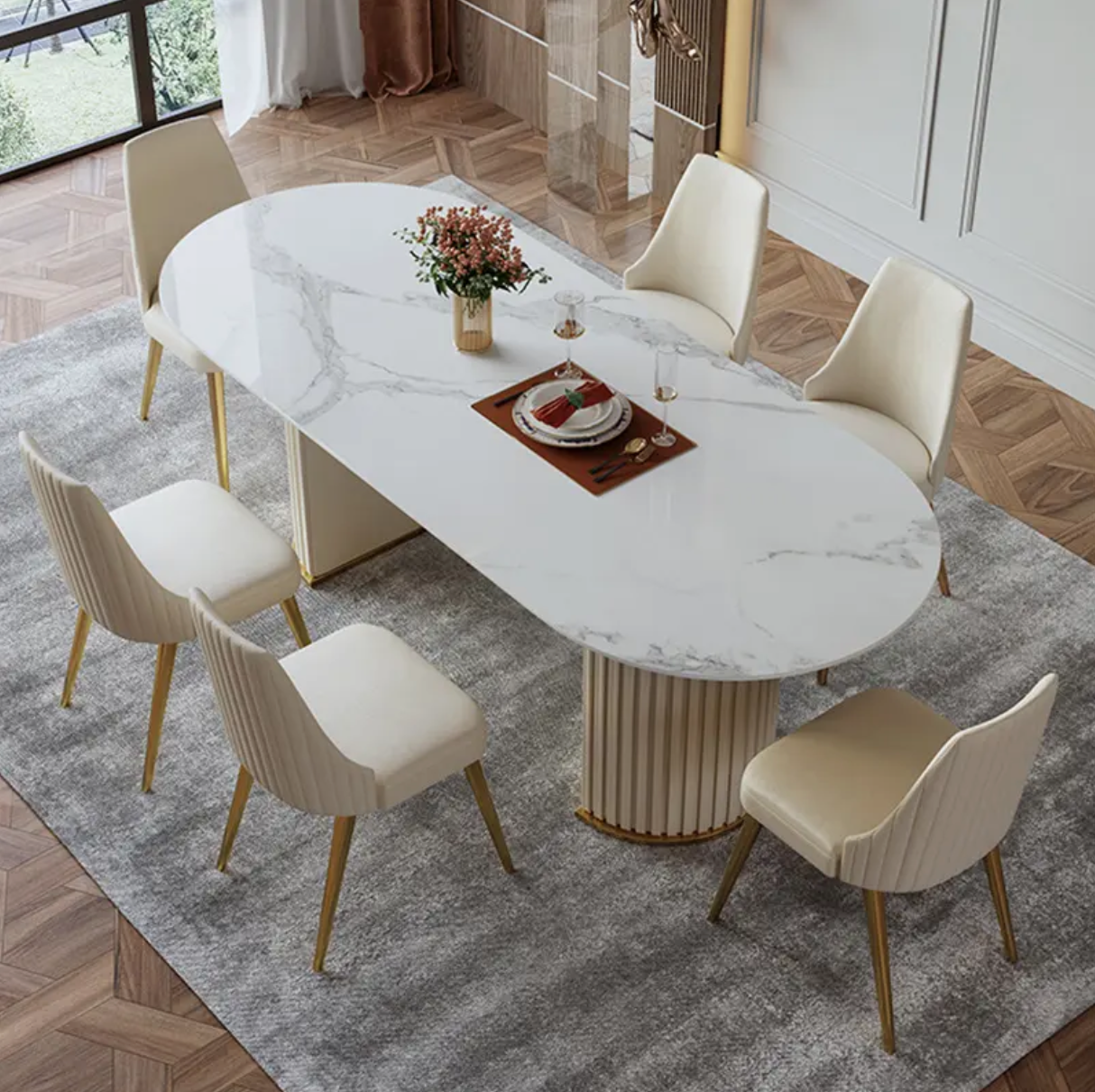 Herman Sintered Stone Dining Table