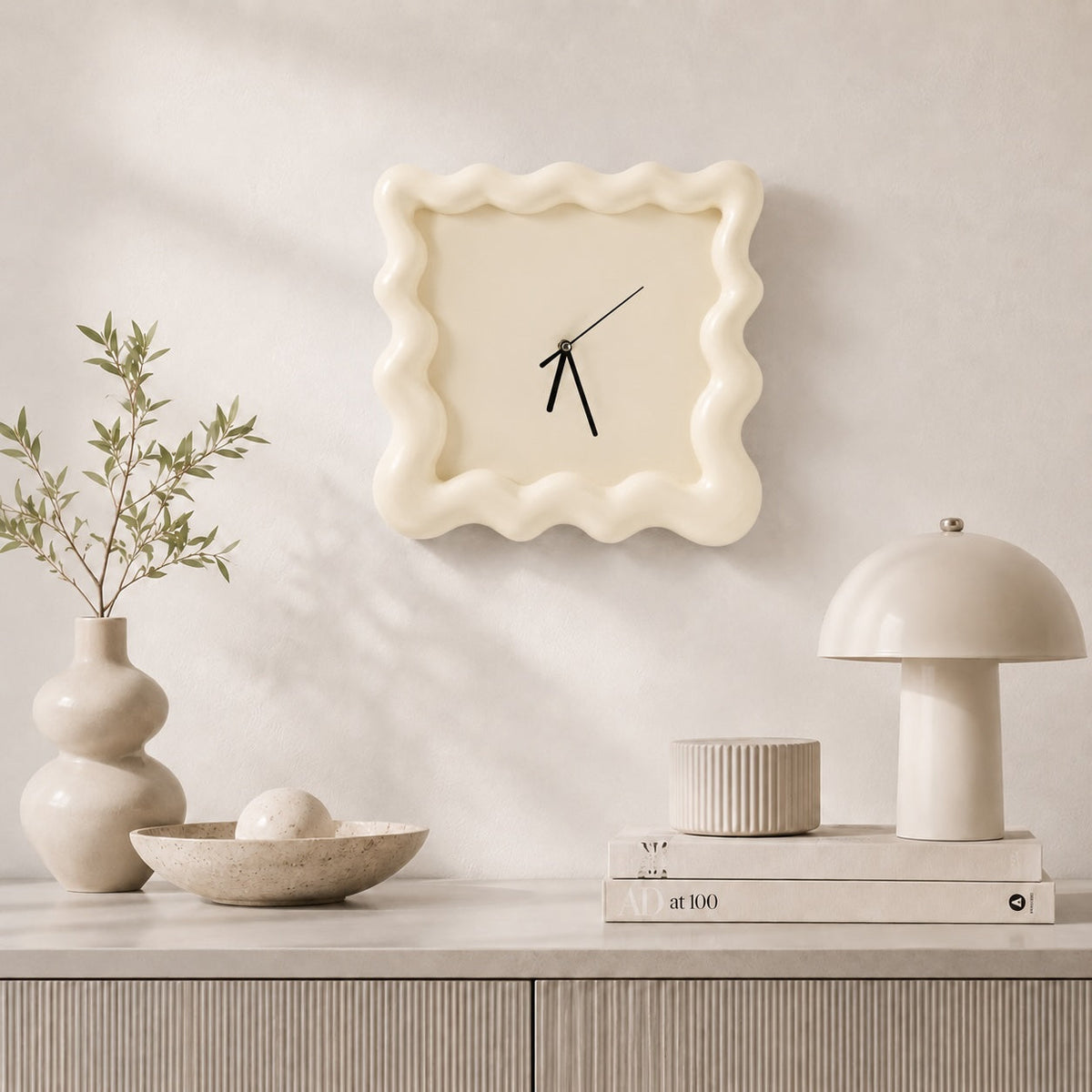 Modern Round Wall Clock | Silent 30cm ABS Wall Decor