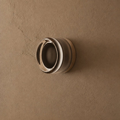 Circular Aluminum Wall Light | Minimalist Warm LED Sconce