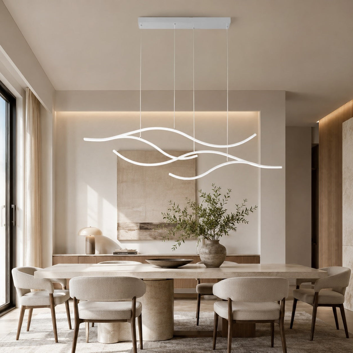Silicone Shade Pendant Light | Dimmable Adjustable LED