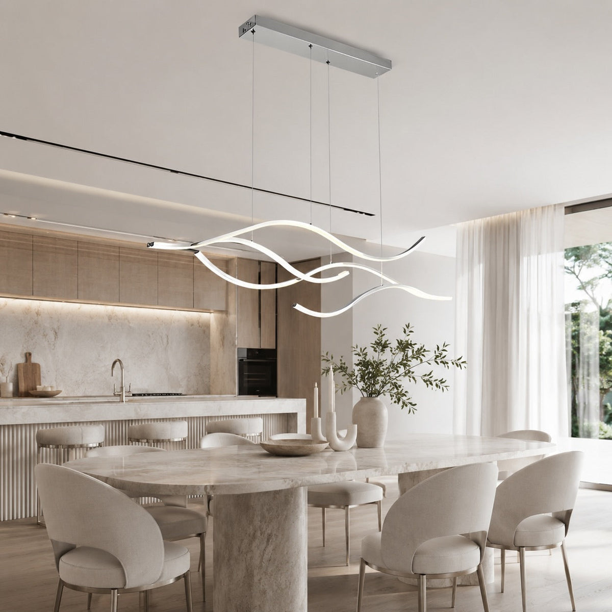 Silicone Shade Pendant Light | Dimmable Adjustable LED