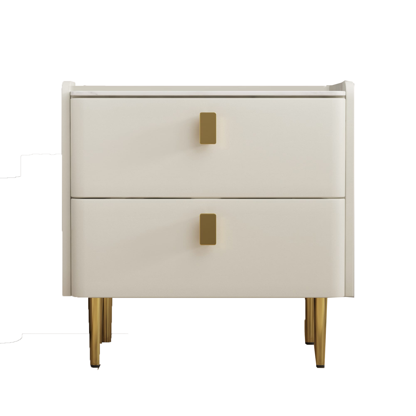 Keno Modern Bedside Table with 2 Drawers