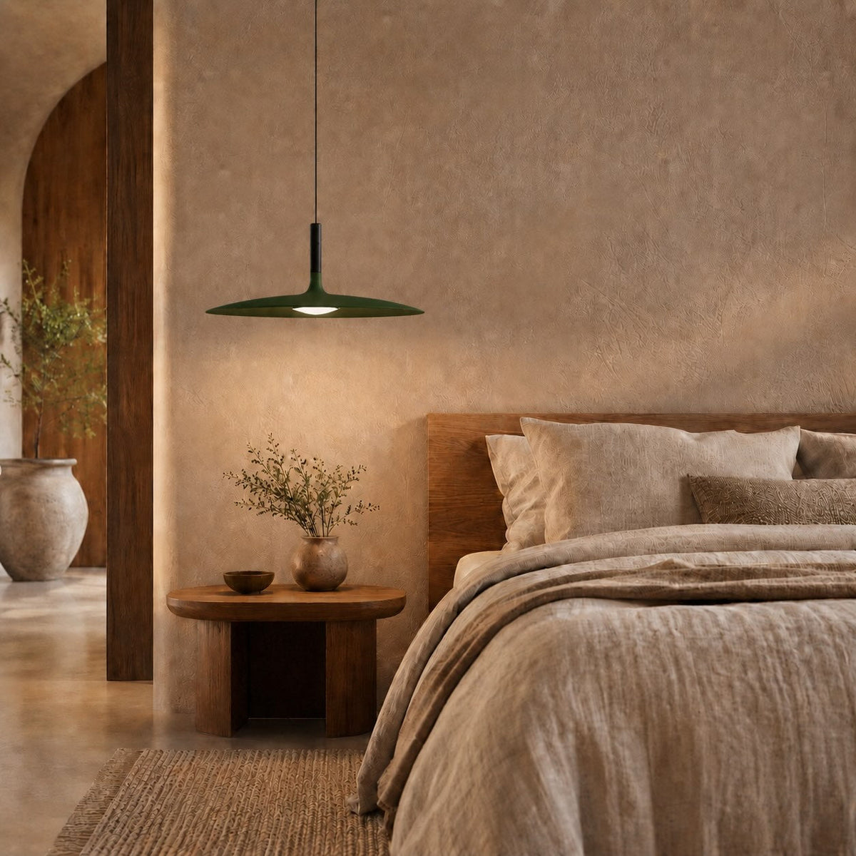 Concrete Pendant Light | Dimmable LED Kitchen Island Fixture