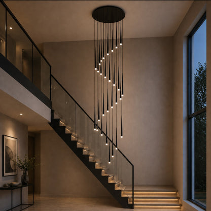 Nordic Flush Mount Ceiling Light | Dimmable LED 6-68 Heads