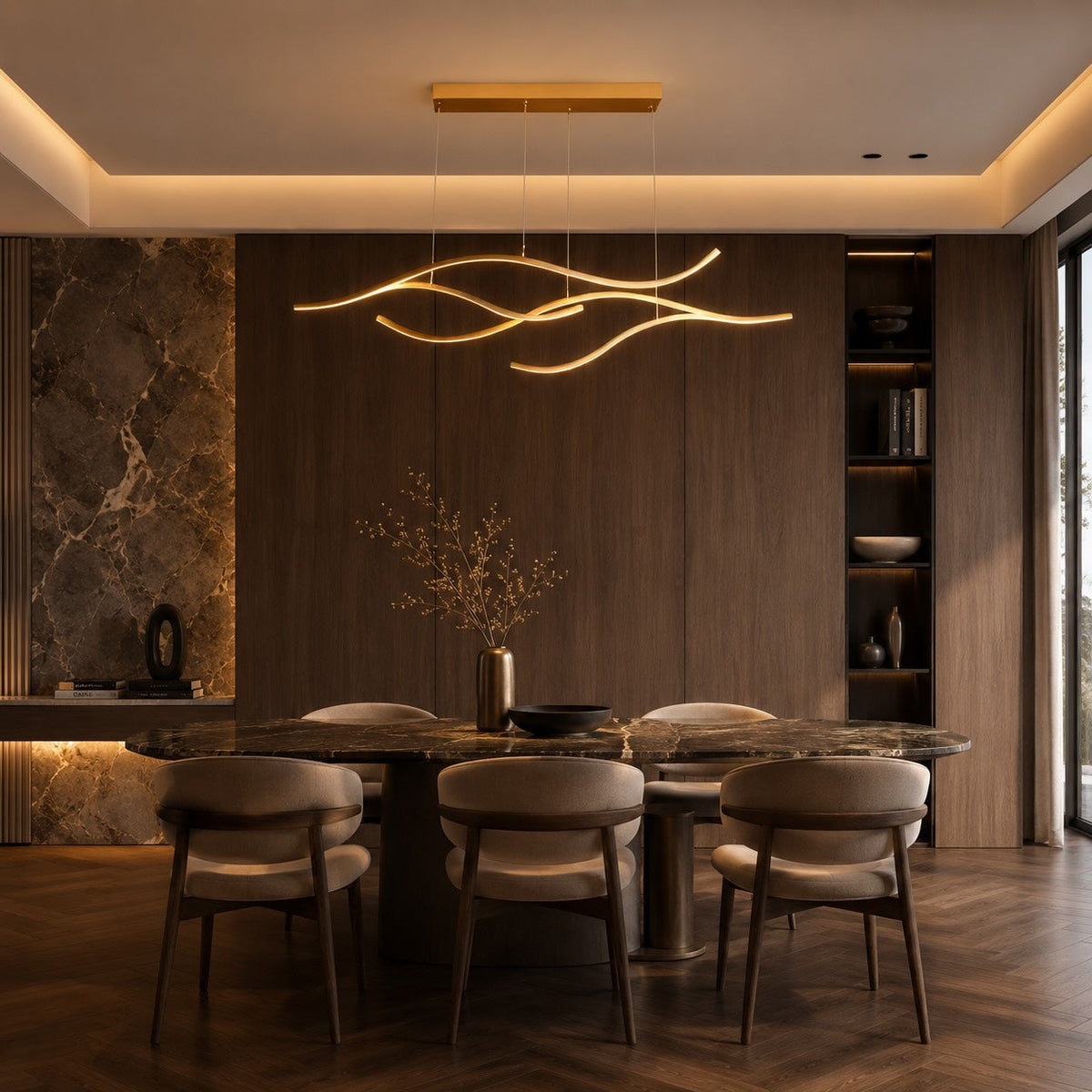 Silicone Shade Pendant Light | Dimmable Adjustable LED