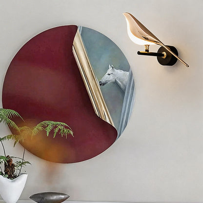 Nordic Bird Wall Sconce | Dimmable LED Glass Shade Light