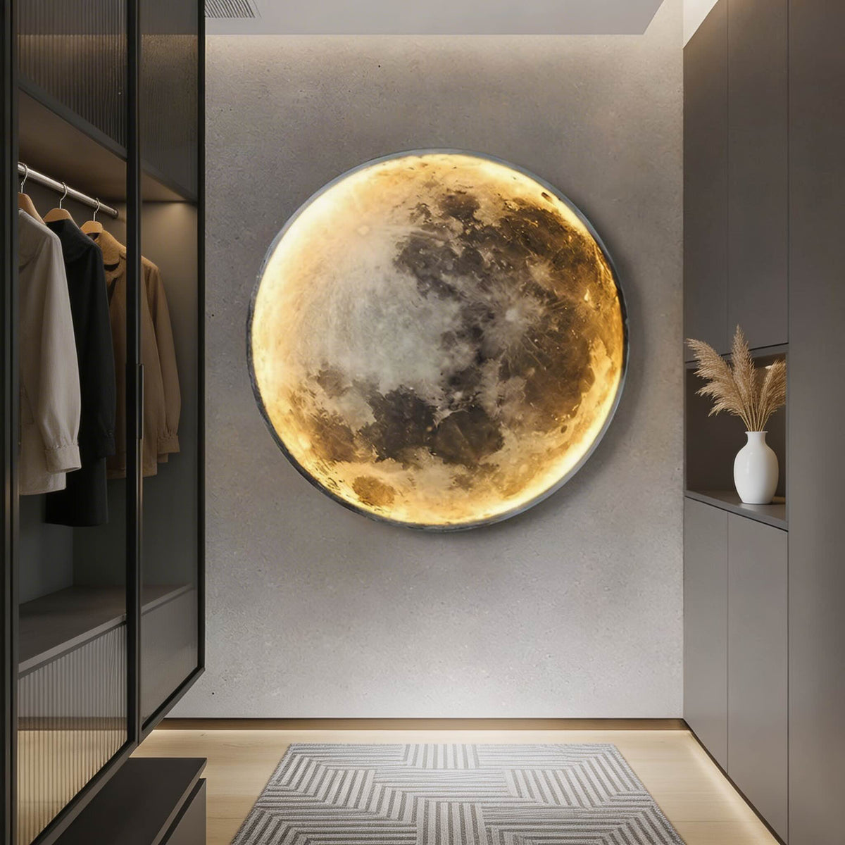 LED Wall Sconce | Iron Frame Acrylic 3-Color Dimmable Light